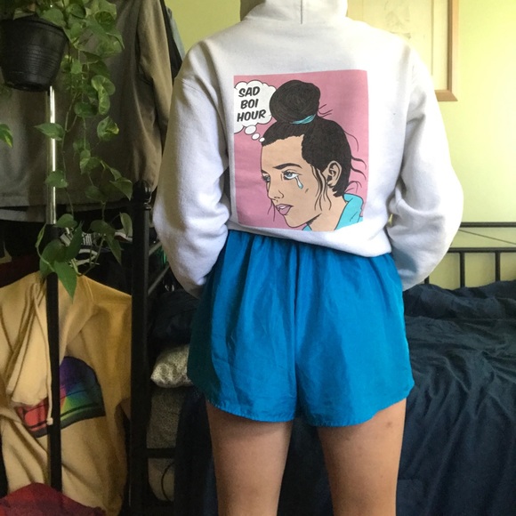 Blue Balloon Shorts - Picture 4 of 5